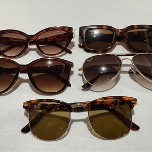 5x VINTAGE RayBan-Chanel-Tiffany Sunglasses Collection! *Estate Sale Find* BUY!!